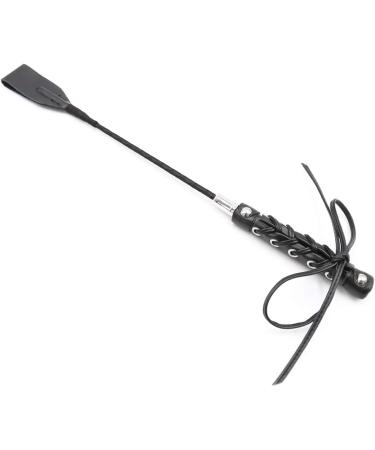 Premium Leather Riding Crop with Braided Handle | High Quality Equestrian Horse Crop - Buy Online on GoSupps.com