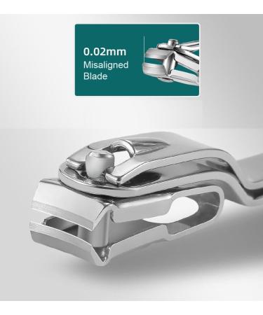360 Degree Rotating Head Nail Clippers for Thick Nail Professional Heavy Duty Metal Long Handle for Toenail Fingernail Toenail Thick Nail Cutter for Men and Women - Buy Online on GoSupps.com
