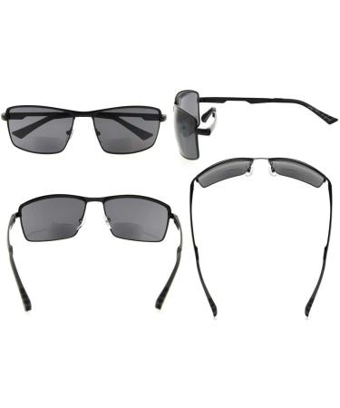 Eyekepper Bifocal Sunglasses for Men - 3.00 Black Outdoor Reading Glasses | Stylish & Functional Sun Readers - Buy Online on GoSupps.com