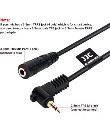 JJC 3.5mm to 2.5mm Microphone Audio Cable Adapter for Fuji Fujifilm Cameras - Buy Online on GoSupps.com