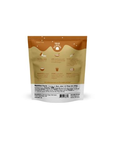 True Scoops Salted Butterscotch Sauce Mix - Kosher, Peanut Free, Gluten Free - No Artificial Flavors or Colors - Just add half and half, makes 1 cup - Salty, Sweet, and Savory Flavors - 1pk - Buy Online on GoSupps.com
