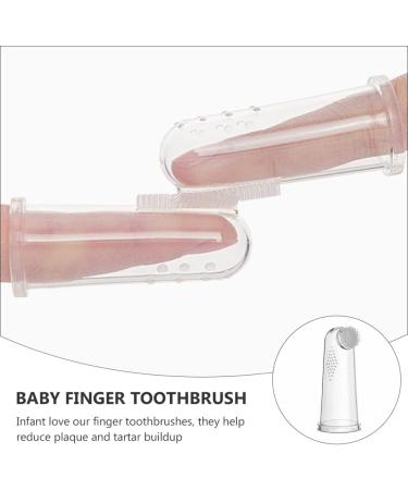 Minkissy Finger Toothbrush Set - Portable Gum Massager & Toddler Toothbrushes - 3 Pack with Carrying Bag for Babies & Children - Buy Online on GoSupps.com