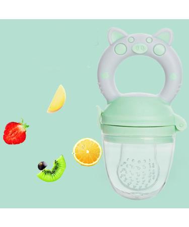 Baby Food Dispenser Pacifier 2 Pack - Silicone Toddler Mesh Food Dispenser for Fresh Fruit & Home Use - Buy Online on GoSupps.com