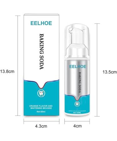 Buy Brightify Deep Cleaning Foam Toothpaste - Fresh Pasta Dent frica for Intensive Stain Removal | Eelhoe Whitening Toothpaste (1 Bottle) - International Shipping - Buy Online on GoSupps.com