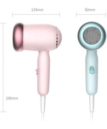Professional Ionic Hair Dryer 550W Travel Hairdryers Hair Dryer for Children 2 Speeds Overheating Protection Low Noise Low Radiation Best Gift for Students Friends for PortableTravel Home Use Pink - Buy Online on GoSupps.com