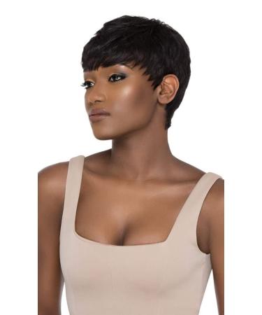 Outre Human Hair Wig Duby Pixie Mohawk Wig in 1B - Stylish and Chic - Buy Online on GoSupps.com