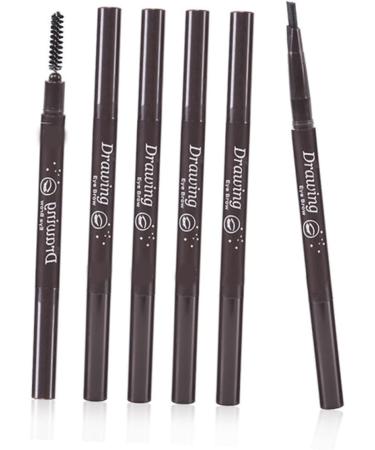 Mikinona 2 1 Eyebrow Pencil Brush Makeup Five Colors Eyebrow Brush 3d 1 count (Pack of 1) As Shown - Buy Online on GoSupps.com
