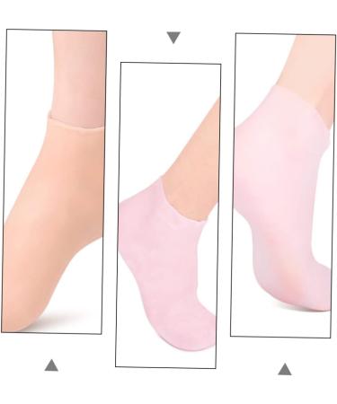 Healeved 3pairs Moisturizing Socks Foot Protective Socks Moisturizing Foot Covers Socks for Cracked Feet Silicone Women s Socks Moisturizing Foot Socks High Heels Girl Child Sebs Elastic 23x9.5cm - Buy Online on GoSupps.com