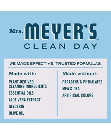 Mrs. Meyer's Rain Water Hand Soap - 12.5 fl. oz, Pack of 6 | Biodegradable Formula with Essential Oils - Buy Online on GoSupps.com