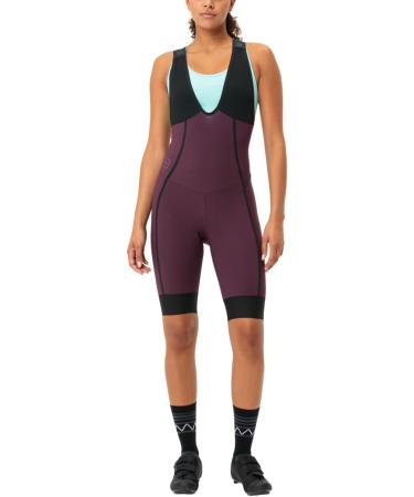 VAUDE Women's Furka Bib Tights 38 Slim Cassis - Premium Outdoor Legwear for All Seasons | International Shipping Available - Buy Online on GoSupps.com