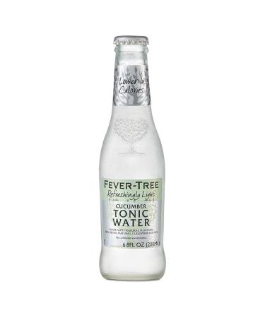 BEEQ BOX Fever-Tree Light Cucumber Tonic Water Glass Bottles - Pack of 8, 6.8 Fl Oz - No Artificial Sweeteners, Flavorings, or Preservatives - Buy Online on GoSupps.com
