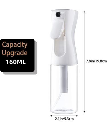 Uervoton 160ml Ultra Fine Continuous Spray Bottle Transparent Water Spray for Hairdressers | Manure & Hair Tool Essential - Buy Online on GoSupps.com