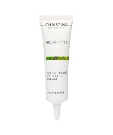 -CHRISTINA- Bio Phyto Enlightening Eye and Neck Cream with Vitamin E | Under Eye Cream with Gentle Hydration and Rejuvenating Effect for All Skin Types 30ml