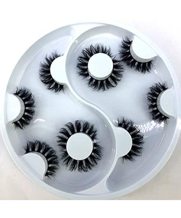 Buy HBZGTLAD 25mm 3D Faux Mink Hair Cross False Eyelashes - 5 Pairs Long Handmade Thick Eye Lashes for Makeup Beauty Extensions - Buy Online on GoSupps.com