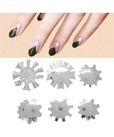 Fashionable Nail Form Clipper Nail Form Cutter Stainless Steel Nail Template Tools for Nail DIY Home Use Nail Beauty Nail Salon - Buy Online on GoSupps.com