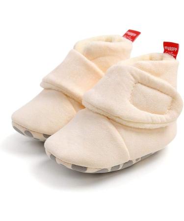 Matt Keely Baby Anti-Slip Soft Sole Winter Booties - Beige Style 1 | 0-6 Months - Buy Online on GoSupps.com