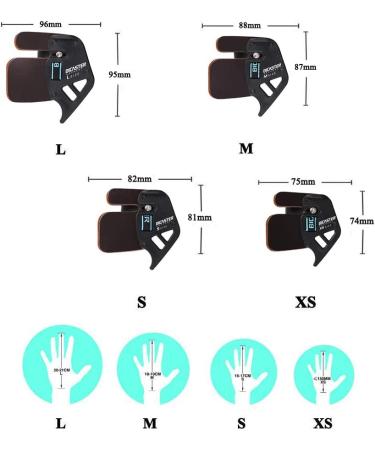 Bicaster Genuine Leather RH Archery Finger Tab - Black Medium - Buy Online on GoSupps.com