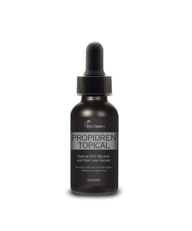 Propidren by Hairgenics Hair Growth Serum with Powerful DHT Blockers to Prevent Hair Loss Stimulate Hair Follicles and Help Regrow Hair. 1 Month Supply 2 FL OZ.