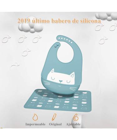 Yingjee 3 Pack Baby Bibs - Waterproof Silicone Bibs for Babies & Kids | Super Soft Lightweight & Safe | Travel-Friendly | 2 Colors Available - Buy Online on GoSupps.com