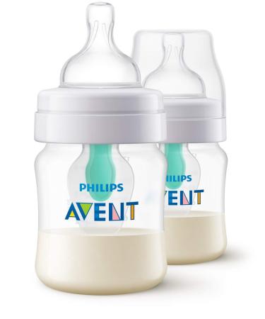 Philips AVENT Anti-Colic Baby Bottle 4oz 2pk SCF400/24 Clear - Buy Online on GoSupps.com