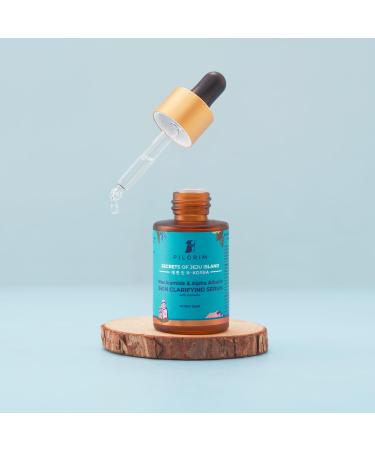 Pilgrim Korean Skin Clarifying Serum - 5% Niacinamide & 1% Alpha Arbutin for Acne Scars Dark Spots & Youthful Glow | 1.01 Fl Oz/30ml - Buy Online on GoSupps.com
