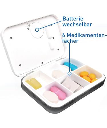Weinberger 02263 Vibrating Alarm Tablet Box - White, Digital, Lightweight - Buy Online on GoSupps.com