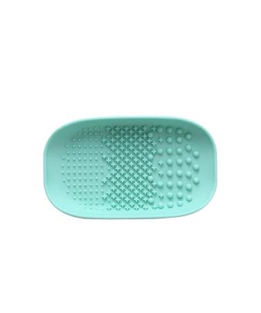 DOITOOL 1pc Brush Cleaning Pad Brush Cleaning Plate Brush Scrub Board Silicone Makeup Brush Cleaning Mat Rabbit Hair Claw Face Scrub Cosmetic Brush Cleaner Portable Wash Pad