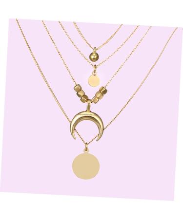 COLLBATH Family Delicate Bohemia Stylish Fashion Multilayer Pendant Necklace Trendy Alloy Choker Necklace for Ladies Girls - Buy Online on GoSupps.com