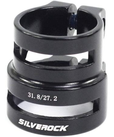 Silverock CNC Dual Size Seatpost Clamp 27.2/31.8mm & 31.6/34.9mm - Black Color for Carbon Post - Buy Online on GoSupps.com