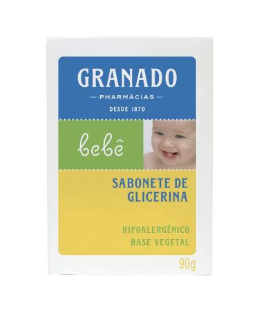 Linha Bebe Granado - Sabonete em Barra de Glicerina Tradicional 90 Gr - (Granado Baby Collection - Classic Glycerin Bar Soap Net 3.2 Oz)
