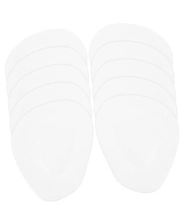 Clear Jel 10 Pairs Gel Cushions Foot Pads for Heels Foot Pads for Women Anti-Slip Insoles Gel Pads for Shoes Shoe Pads for High Heels Shoes Accessories High Heel Insoles Thicken
