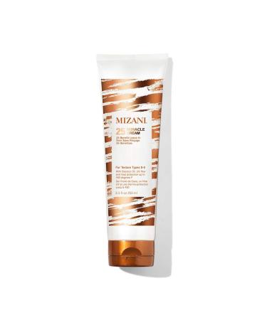 Mizani 25 Miracle Leave-In Cream | Adds Lightweight Moisture & Touchable Softness | With Coconut Oil | For Curly Hair 8.5 Fl Oz (Pack of 1)