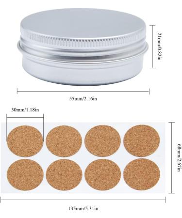 Buy Lanying 10-Piece Aluminum Doses 30ml - Versatile Metal Containers for Lip Balm Cosmetics Snacks & More | Ideal for Lotions Masks Creams & Jewelry - Buy Online on GoSupps.com