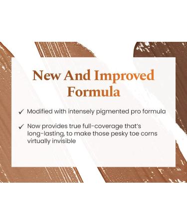 CORN-CEALER | Lightweight Toe Corn Concealer in Chestnut Shade - Instant Coverage for Toe Corns - Buy Online on GoSupps.com