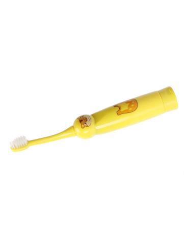 FafeICY electrical toothbrush 1W 6000 times/min electric toothbrushes for children waterproof electric toothbrush tooth cleaning brush gift for children (yellow tiger)