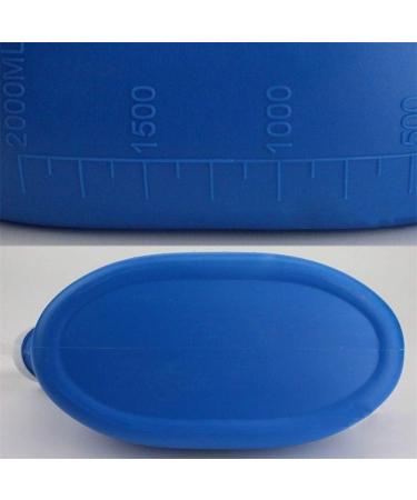 2000ML Male Leakproof Urine Bottles Men Portable Outdoor Urinals with Lid Storage Urine Collector for Hospital Home Camping Car Travel Blue - Buy Online on GoSupps.com