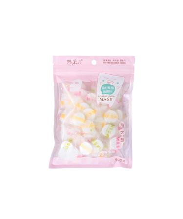 Lurrose 100 PCS compressed mask ultra-thin silk facial mask natural DIY skin care masks (white) (100 PCS White) - Buy Online on GoSupps.com