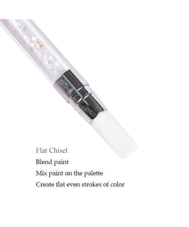 1Pcs Nail Art Pen Glitter Picker - Rhinestone Handle Brush for Nail Powder & Decoration - Buy Online on GoSupps.com