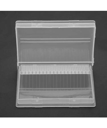 LANTRO JS Nail Drill Bits Holder with 20 Slots 3.8 2.5 0.4inches Grinding Head Bit Display Storage Box Rack Manicure Tool Salon Organizer and Storage - Buy Online on GoSupps.com
