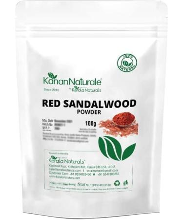 ORGANIZE Ayurvedic Natural Red Sandalwood Powder Raktha Chandan 100Gm