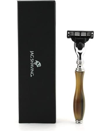 3-Edge Shaving Razor Resin Handle for Men by JagShaving