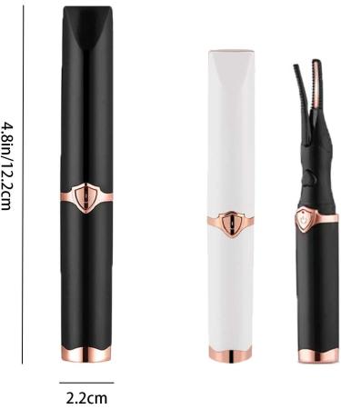 Shop Heated Eyelash Curlers - Rechargeable 2-in-1 Clip-Type & Comb Curler 3 Temperature Modes - Perfect for International Shipping - Buy Online on GoSupps.com