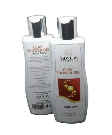 Clay Moisturising Shower Gel Satin Soft / Hydrate Nourish Body Wash/PH Balance / 100% ingredient Natural No Animals Testing Cruelty Free