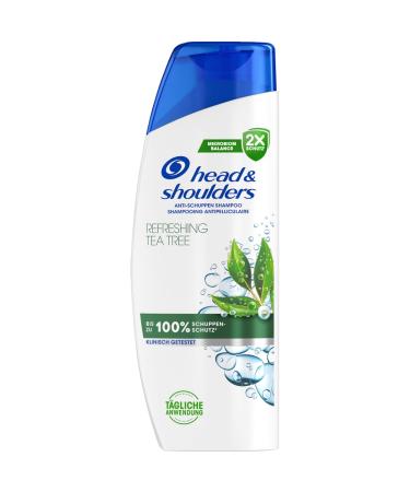 Head & Shoulders Refreshing Tea Tree Anti-Dandruff Shampoo 300ml Daily use Up to 100% dandruff protection Clinically tested For all hair and scalp types