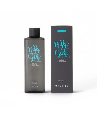 ORJENA Pore Care Micellar Cleansing Water for all skin types facial cleanser & makeup remover 10.1 fl.oz