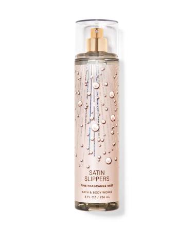 Bath & Body Works Satin Slipper Fine Fragrance Body Spray Mist Warm Vanilla Sugar (Satin Slippers)