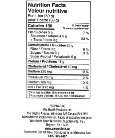 Pure Protein Bars Gluten Free Snack Bars Chocolate Salted Caramel 50 gram 6 Count Multi-colored & Bars Gluten Free Snack Bar Peppermint Bark 50 gram 6 Count - Buy Online on GoSupps.com