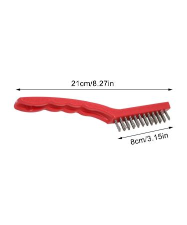 Shakven Steel Wire Brush Grease Cleaner Brush - Deep Cleaning Wire Brush Set Nylon Brush Hard Bristles Brush Scrubber with Ergonomic Handle Grip for Rust Dirt Paint - Buy Online on GoSupps.com