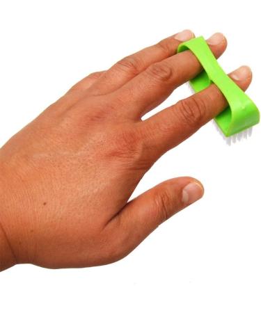 Nail Clean Brush Set - Double Sided Finger Cleaning Brushes (3 Pcs) - Strong Bristles, Ergonomic Handle - Ideal for Fingernails and Toenails - Buy Online on GoSupps.com