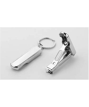 HCHGJKN Nail Clippers Nail Clippers Set Creative Nail Clippers Portable Folding Nail Clippers With Key Ring(Schwarz Oblique mouth) Oblique mouth Black - Buy Online on GoSupps.com